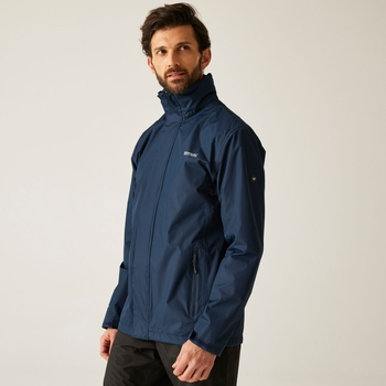 Mens MATT Breathable Waterproof Lightweight Shell Jacket with Hood Mesh Lining REGLC Regatta