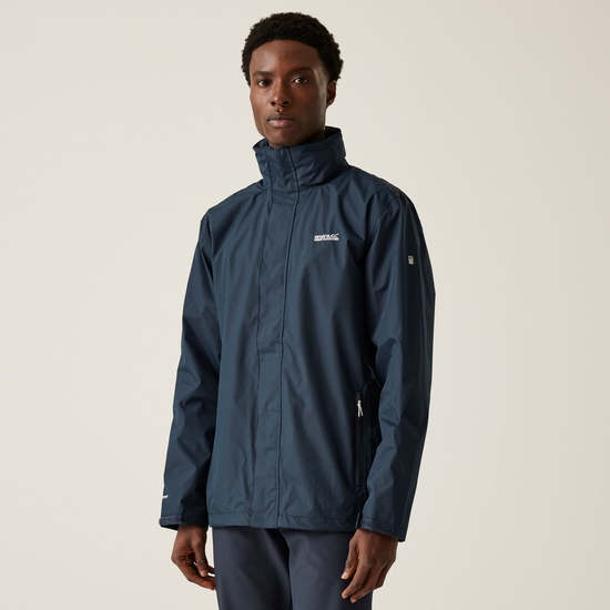 Men's Matt Waterproof Jacket Navy Navy 