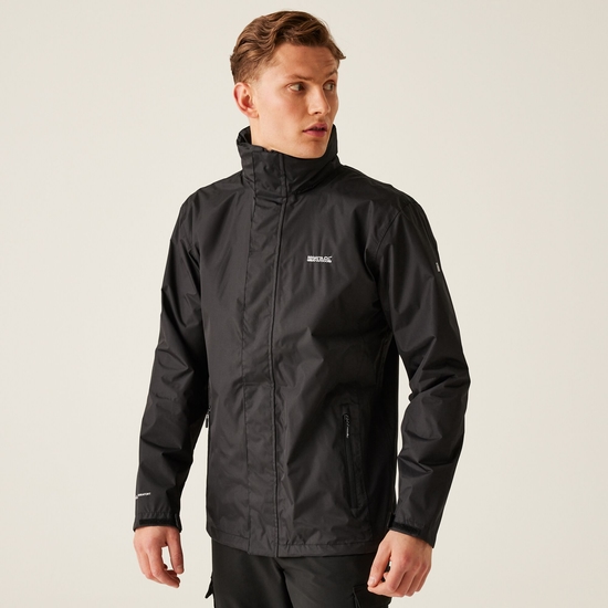 Men's Matt Waterproof Jacket Black 