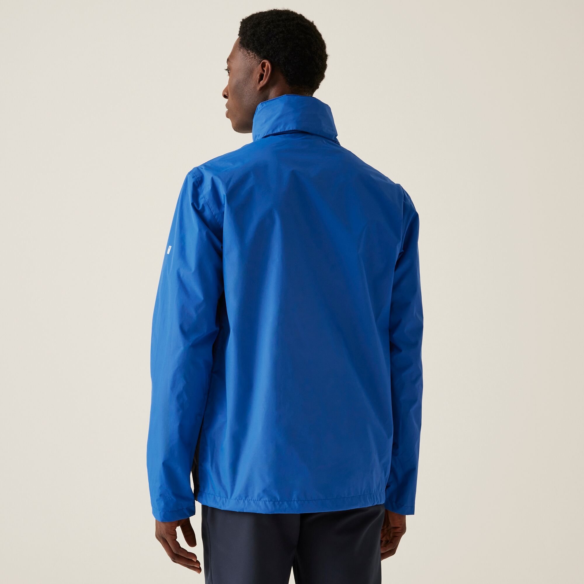 Regatta Męska kurtka przeciwdeszczowa Matt Niebiesko-szary