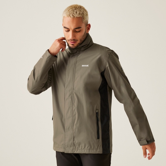 Veste technique imperméable Matt Gris