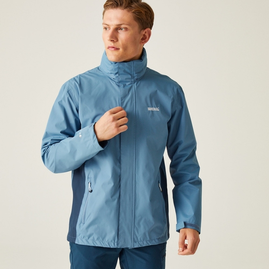 Men's Matt Waterproof Jacket Coronet Blue Moonlight Denim