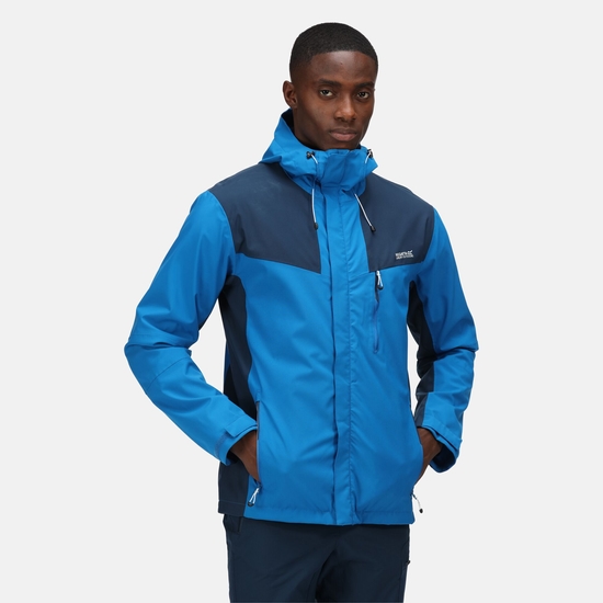 Men's Birchdale Waterproof Jacket Imperial Blue Moonlight Denim