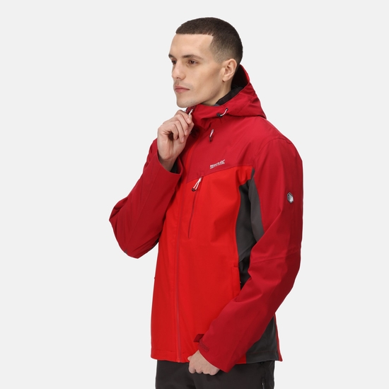 Men's Birchdale Waterproof Jacket Chinese Red Dark Red
