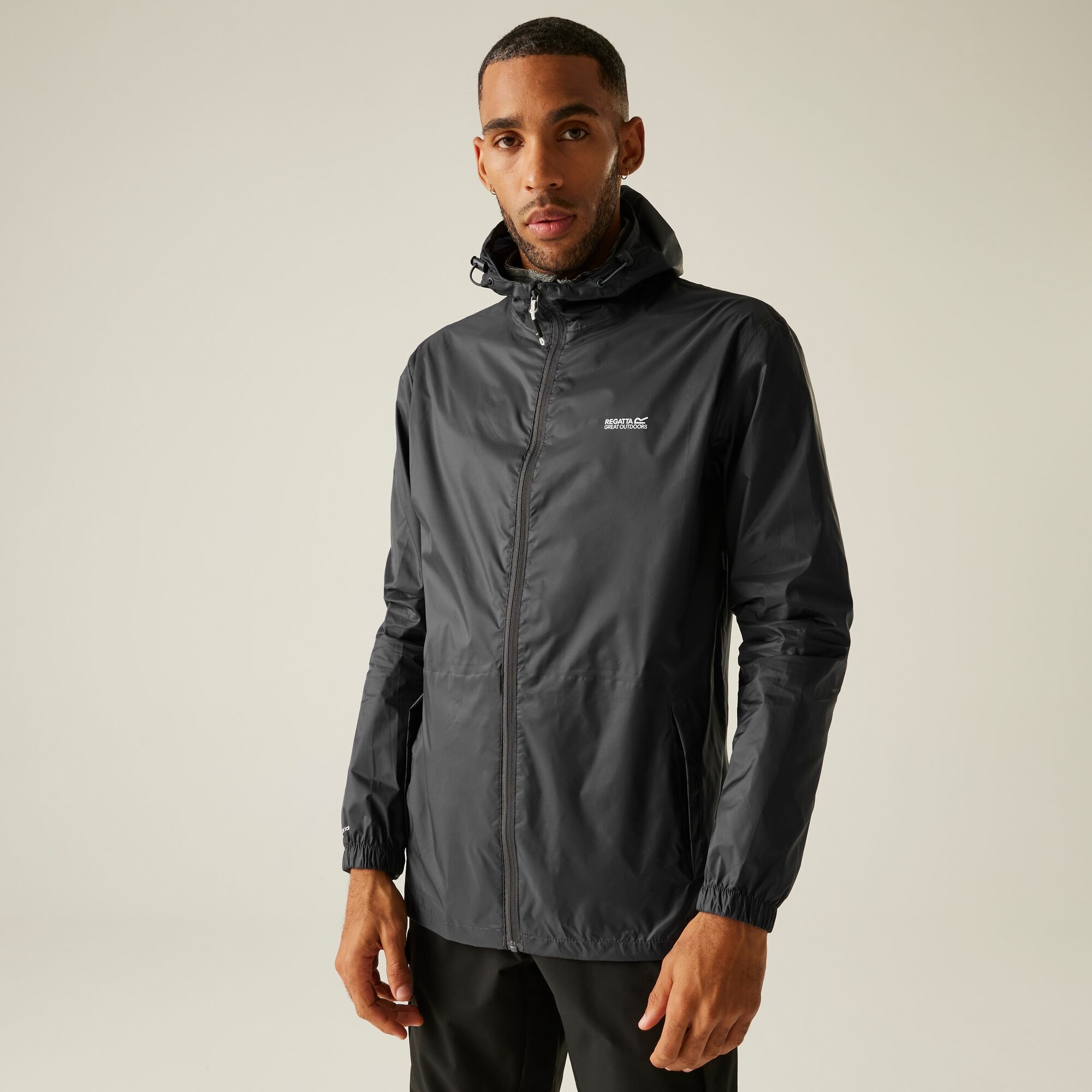 Męska kurtka wiosenna kieszonkowa Pack It III Szary