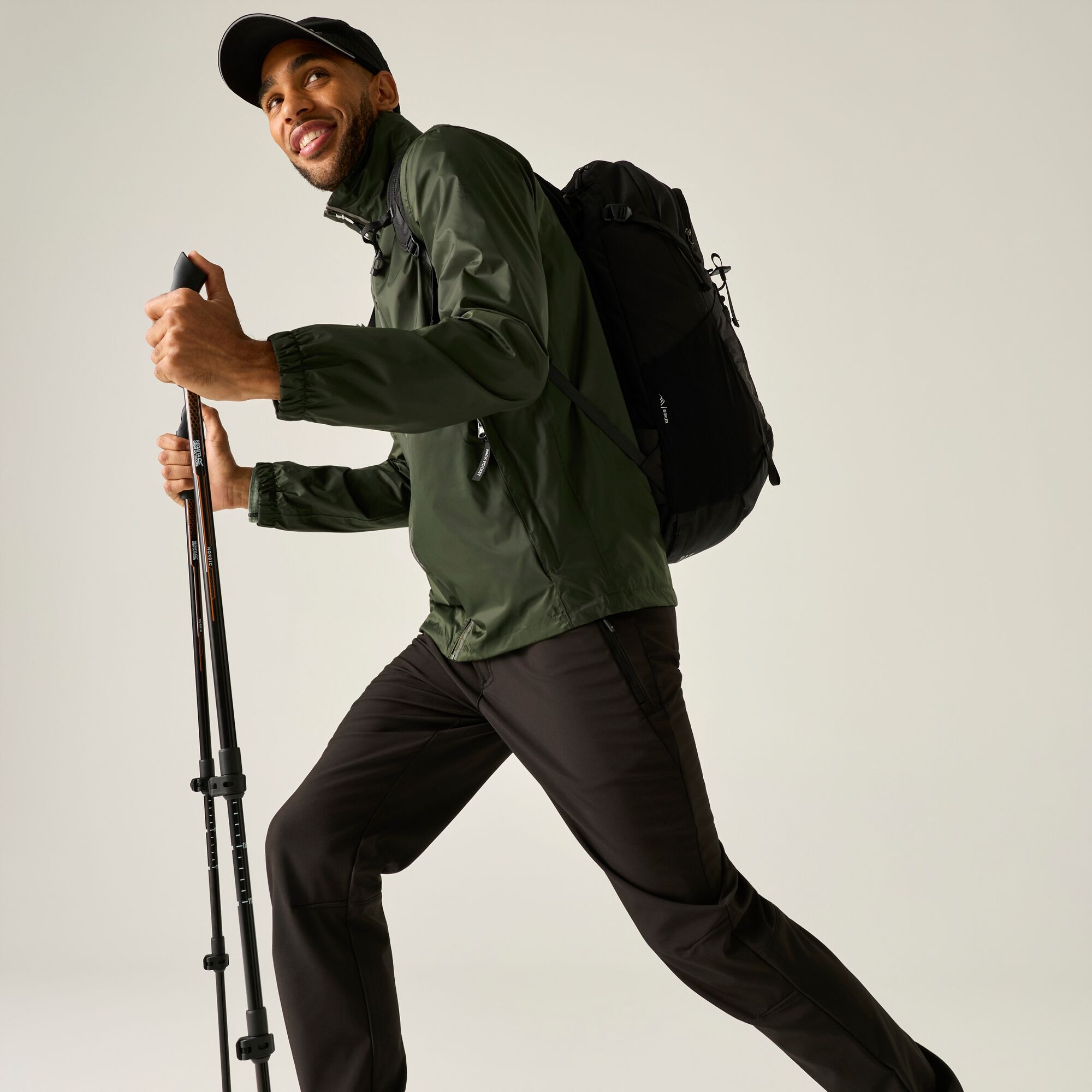 Regatta Men's Green Lyle Iv Waterproof Packaway Jacket In | : Medium - Image 3