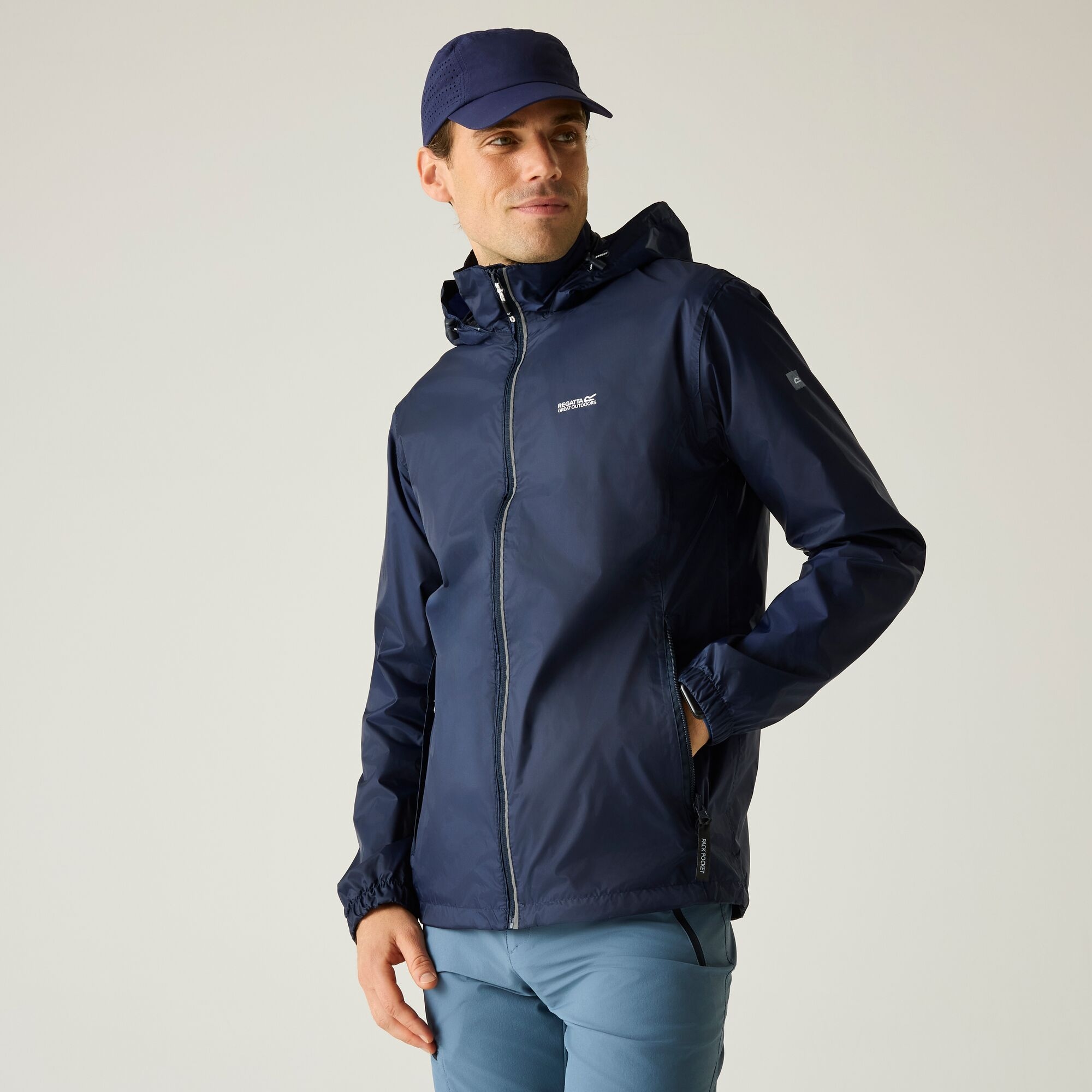 Regatta Kurtka męska przeciwdeszczowa Lyle IV Granatowy