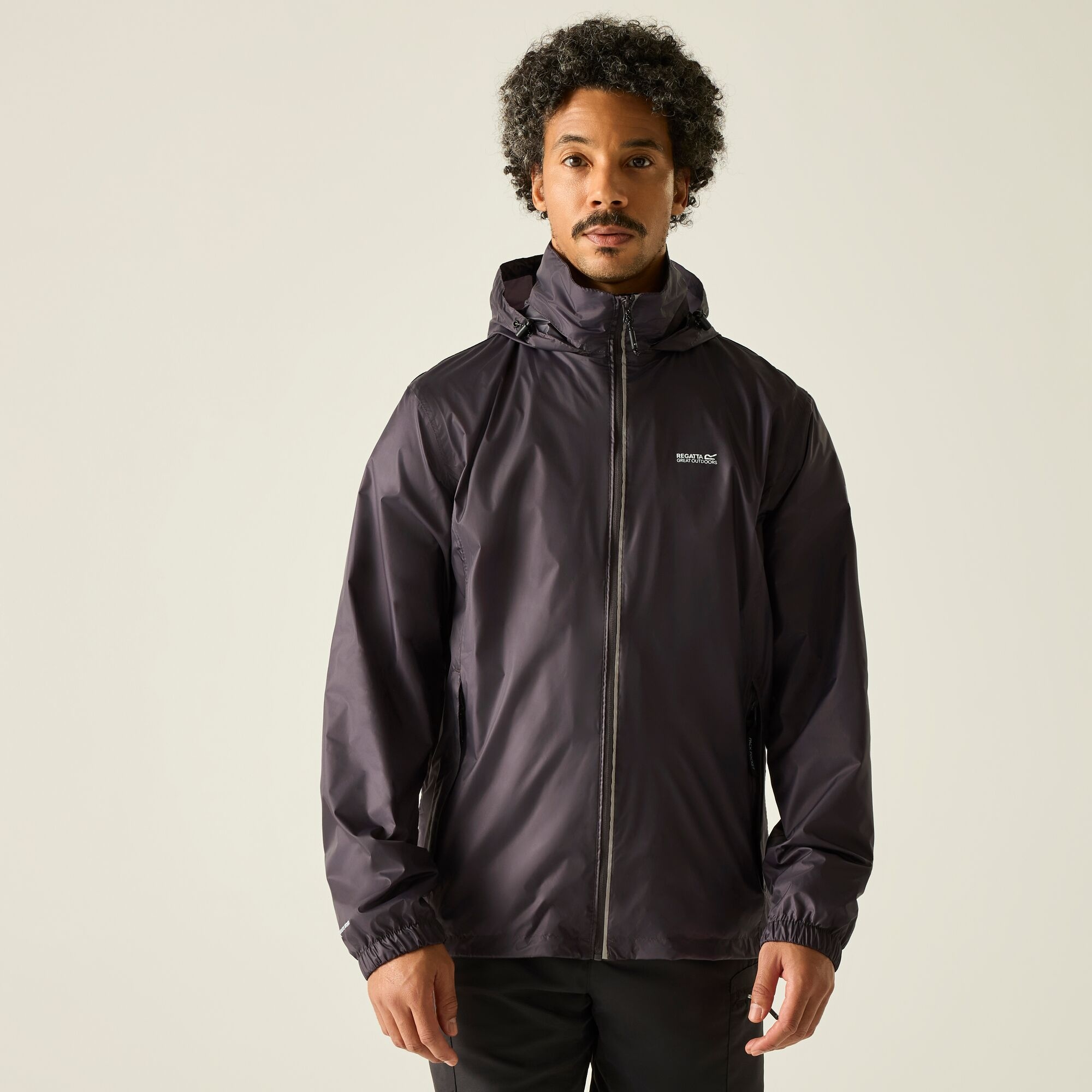 Regatta Kurtka męska przeciwdeszczowa Lyle IV Ciemnoszary