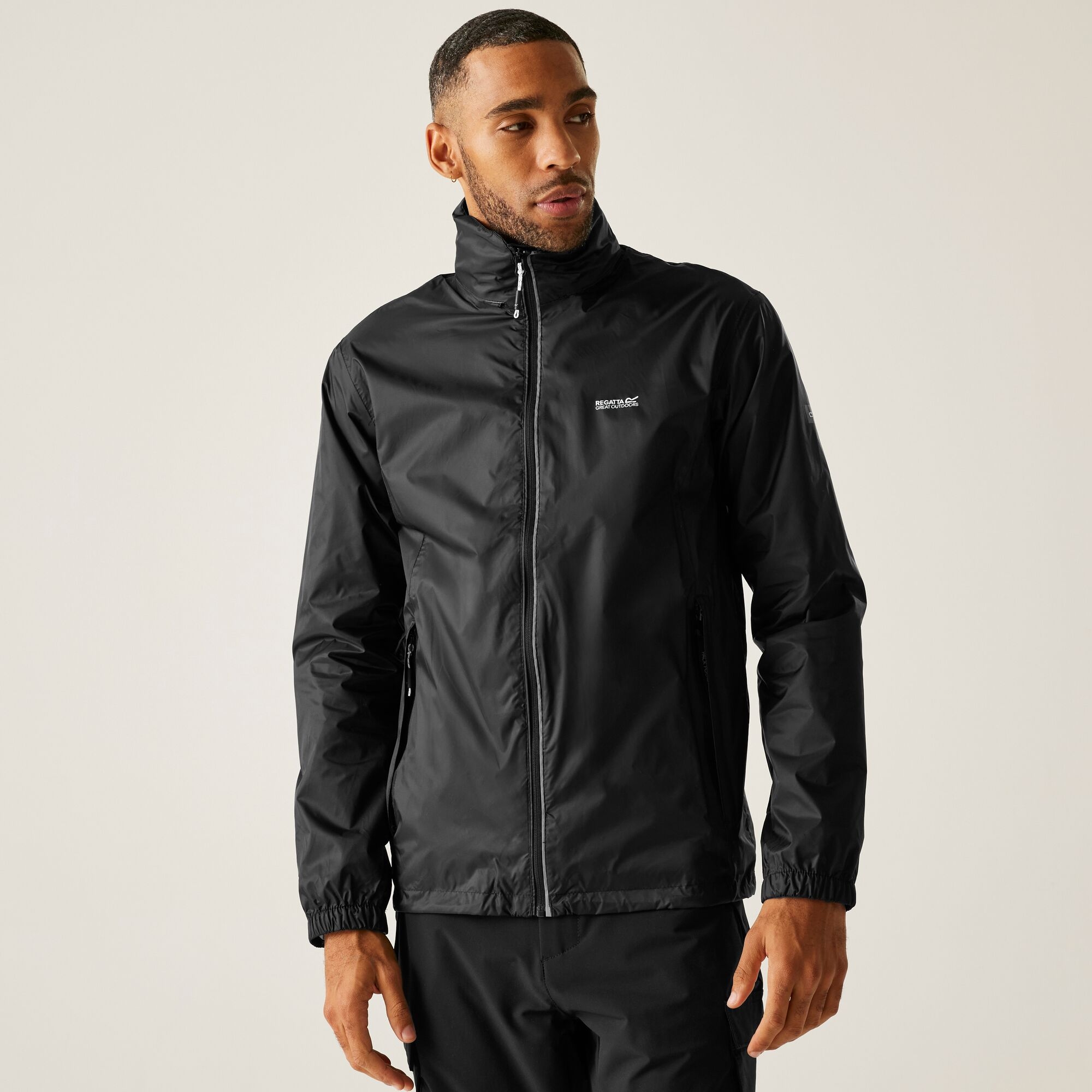 Regatta Kurtka męska przeciwdeszczowa Lyle IV Czarny