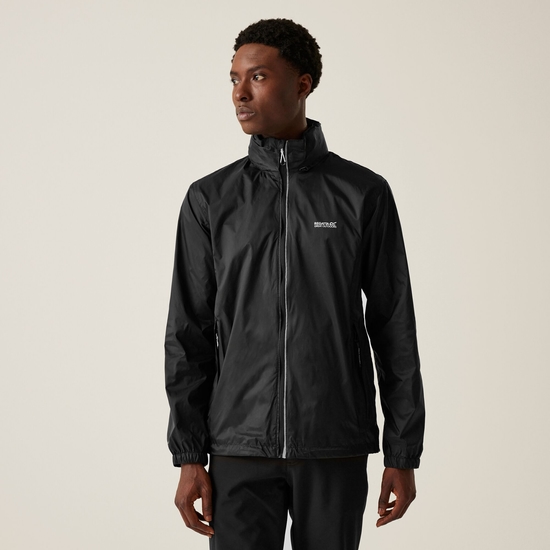 Men's Lyle IV Waterproof Packaway Jacket Black 