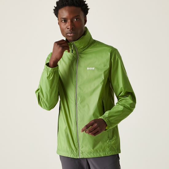 Men's Lyle IV Waterproof Packaway Jacket Piquant Green Citron Lime