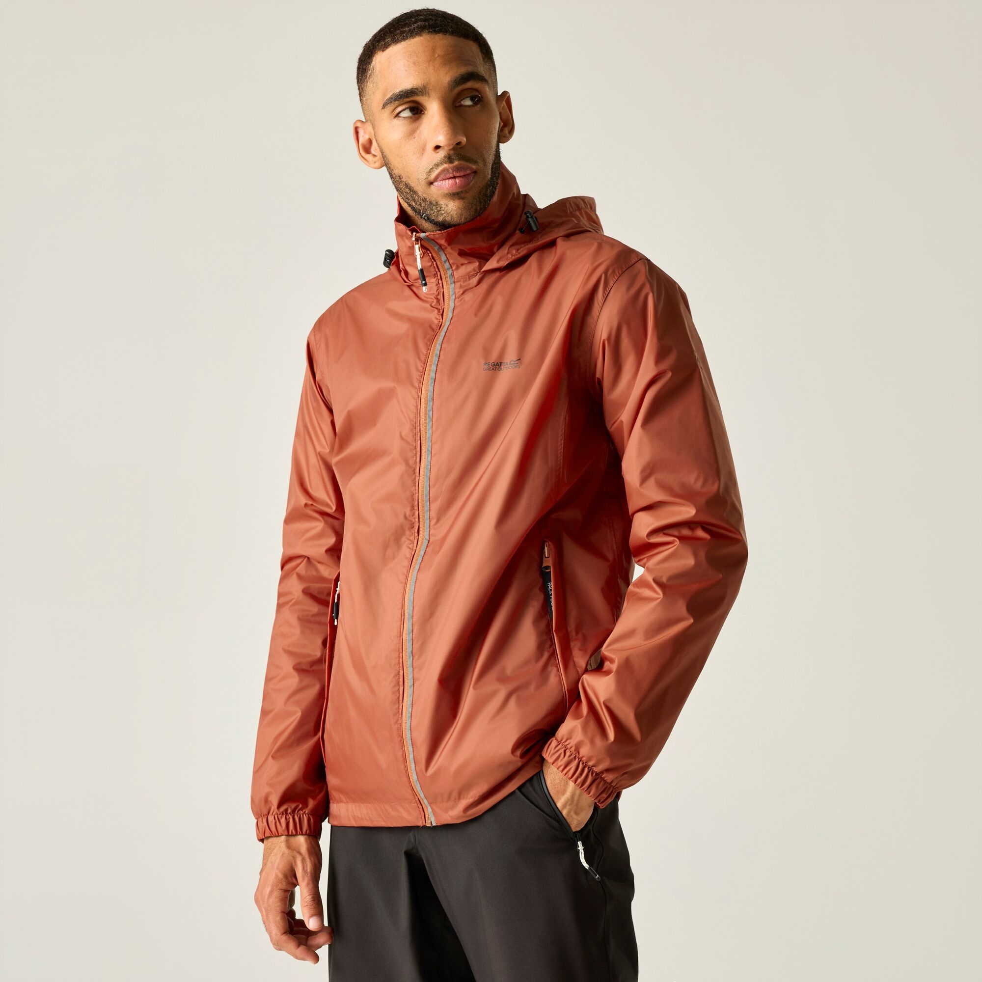 Regatta Men's Waterproof Lyle Iv Packaway Jacket - Red Xxl