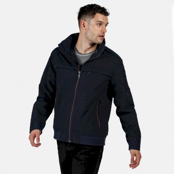 Men's Montel Waterproof Bomber Jacket Navy