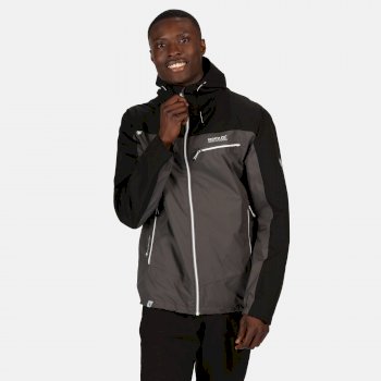 Regatta Mens Pack-it Iii Lightweight Breathable Taped Seams Packaway Hooded Jackets Waterproof Shell