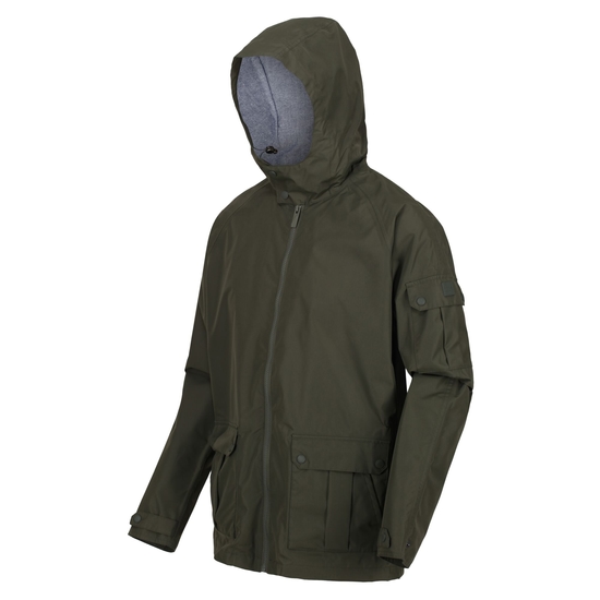 Men's Bergen Waterproof Jacket Dark Khaki