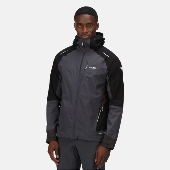 Men's Highton Pro Waterproof Jacket India Grey Black