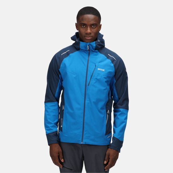 Men's Highton Pro Waterproof Jacket Imperial Blue Moonlight Denim
