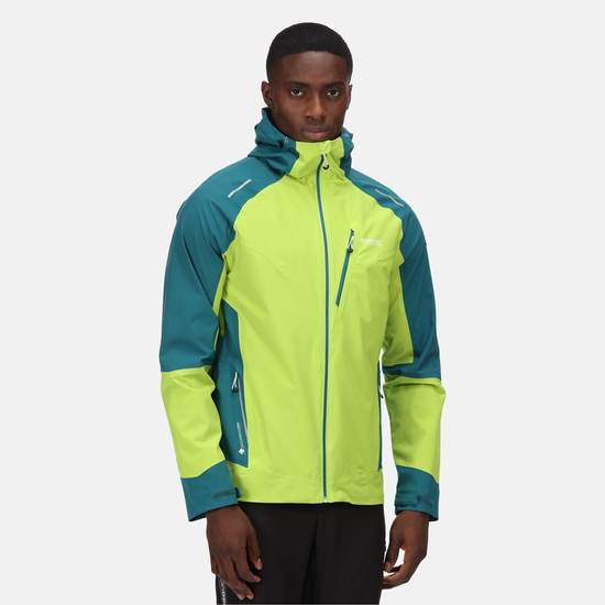 Men's Highton Pro Waterproof Jacket Bright Kiwi Pacific Green