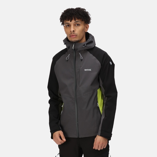 Men's Britedale Waterproof Jacket Dark Grey Black