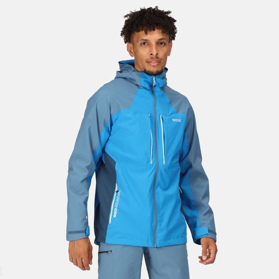 Men's Raddick Waterproof Jacket Indigo Blue Stellar 
