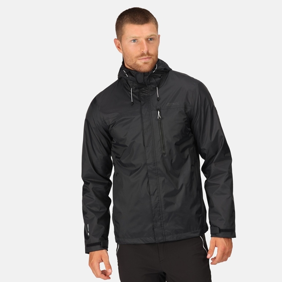 Men's Baslow Waterproof Jacket Black 