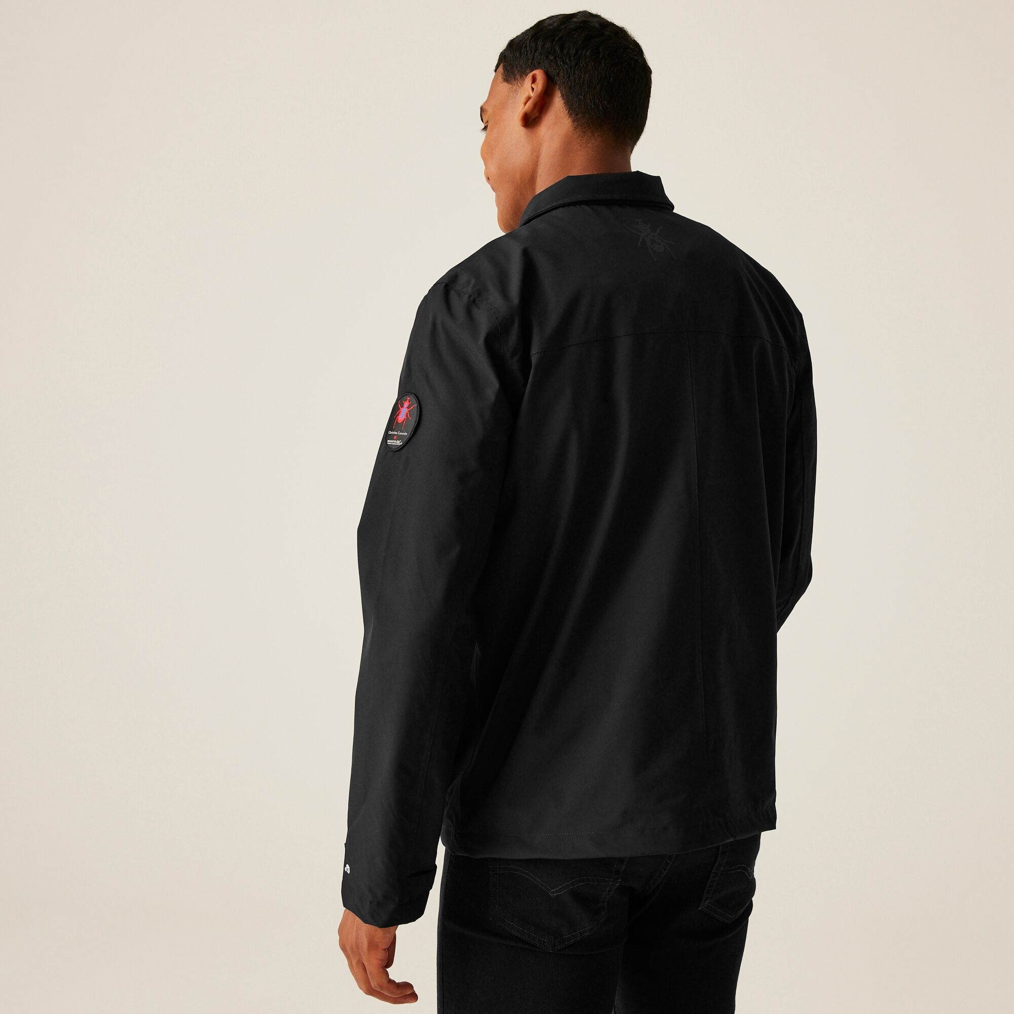 Regatta Christian Lacroix Męska kurtka przeciwdeszczowa Ramatuelle Czarny