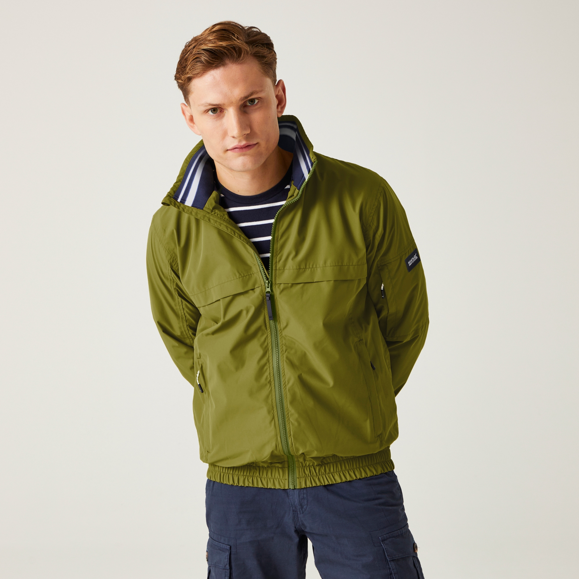 Regatta Męska kurtka przeciwdeszczowa Shorebay Zielony