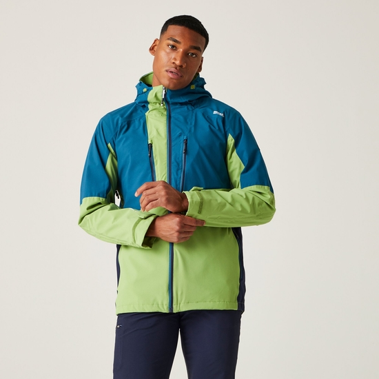 Raddick II Homme Veste imperméable Vert