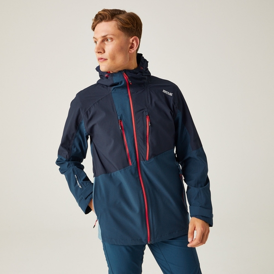 Raddick II Homme Veste imperméable Bleu