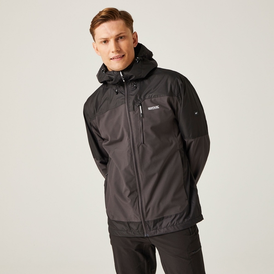 Men's Highton Stretch III Waterproof Jacket Ash Black