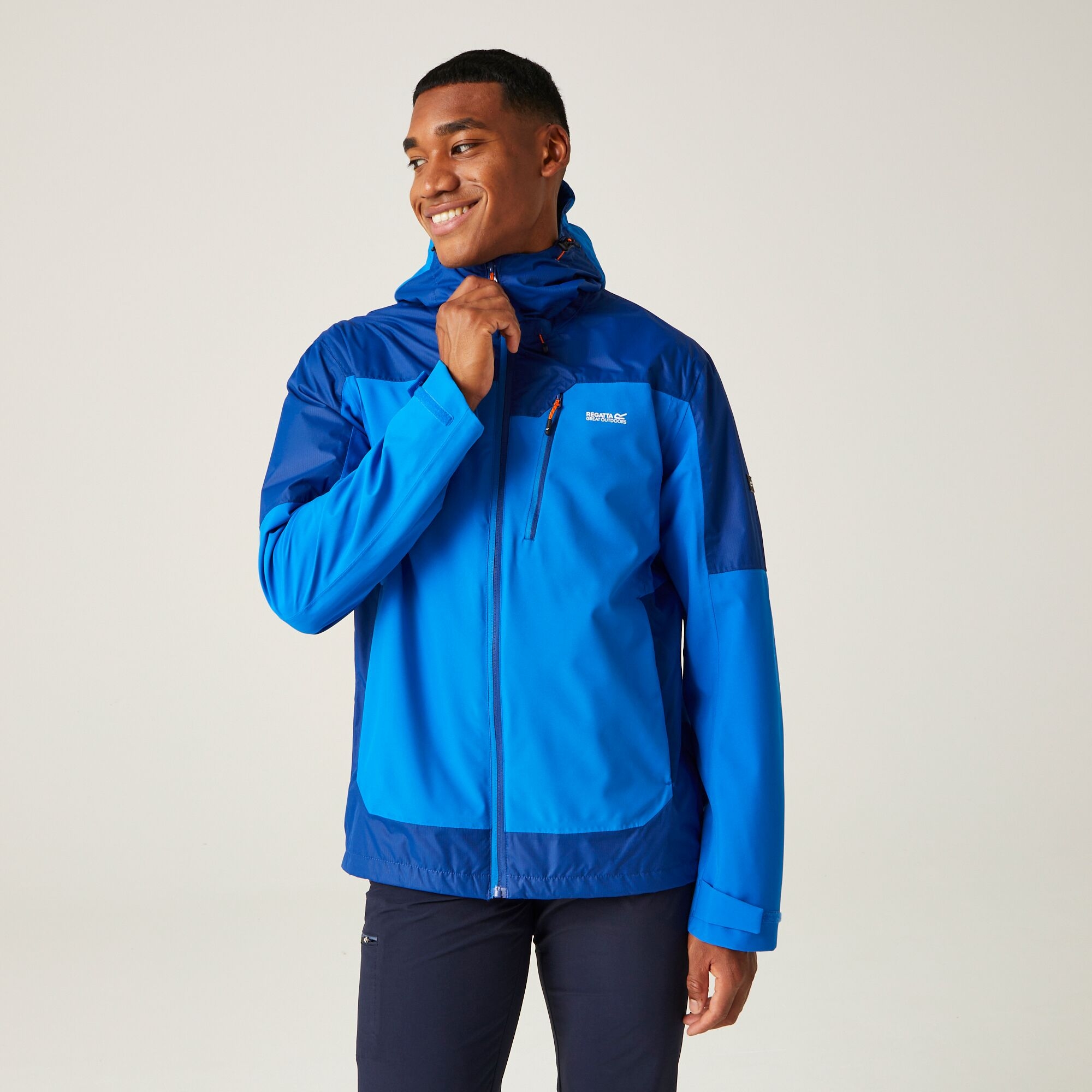 Regatta Highton Stretch Iii Wasserdichte Jacke für Herren Blau, Größe: Xxl product