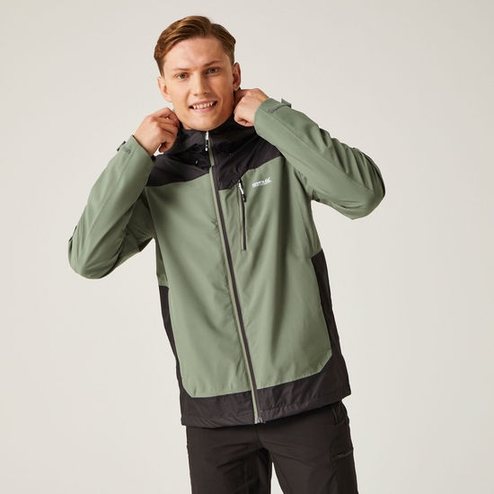 Men's Highton Stretch III Waterproof Jacket Agave Green Ash