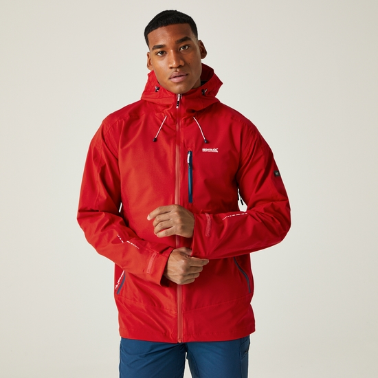 Men's Okara Waterproof Jacket Dander Red Moonlight Denim