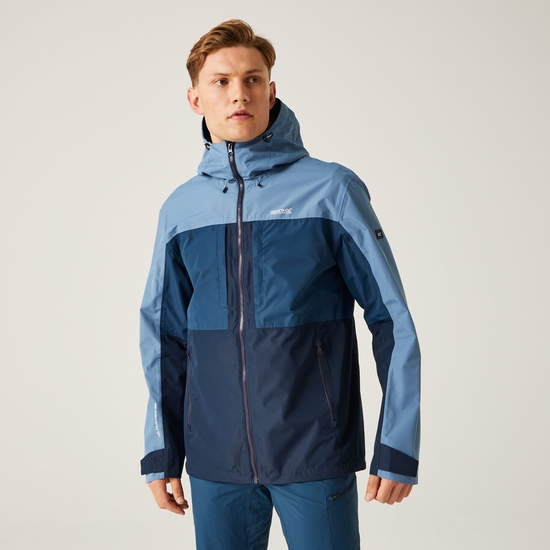 Men's Maland Waterproof Jacket Coronet Blue Moomlight Denim Navy