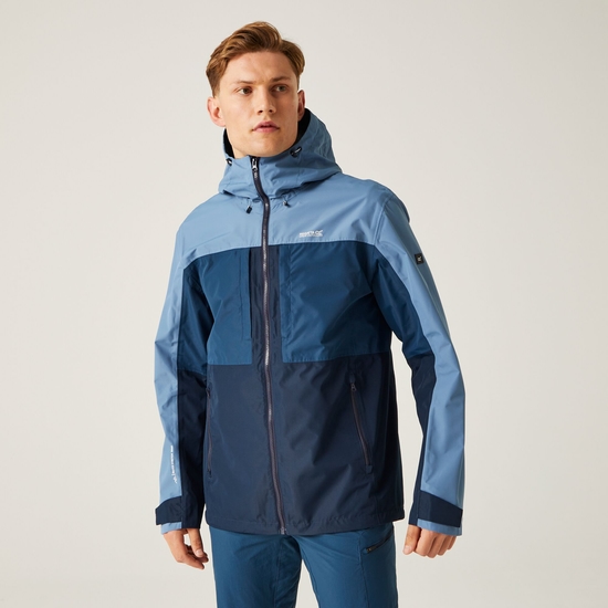 Maland Homme Veste imperméable Bleu