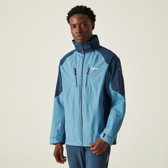 Men's Calderdale V Waterproof Jacket Coronet Blue Moonlight Denim