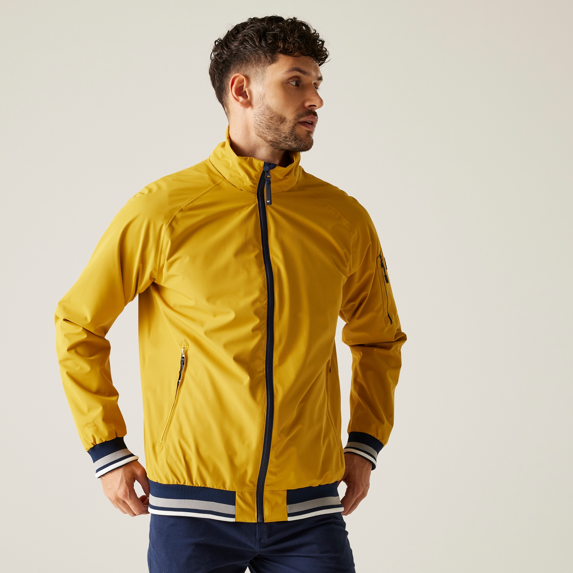 Regatta Męska kurtka przeciwdeszczowa Shorebay III Żółty
