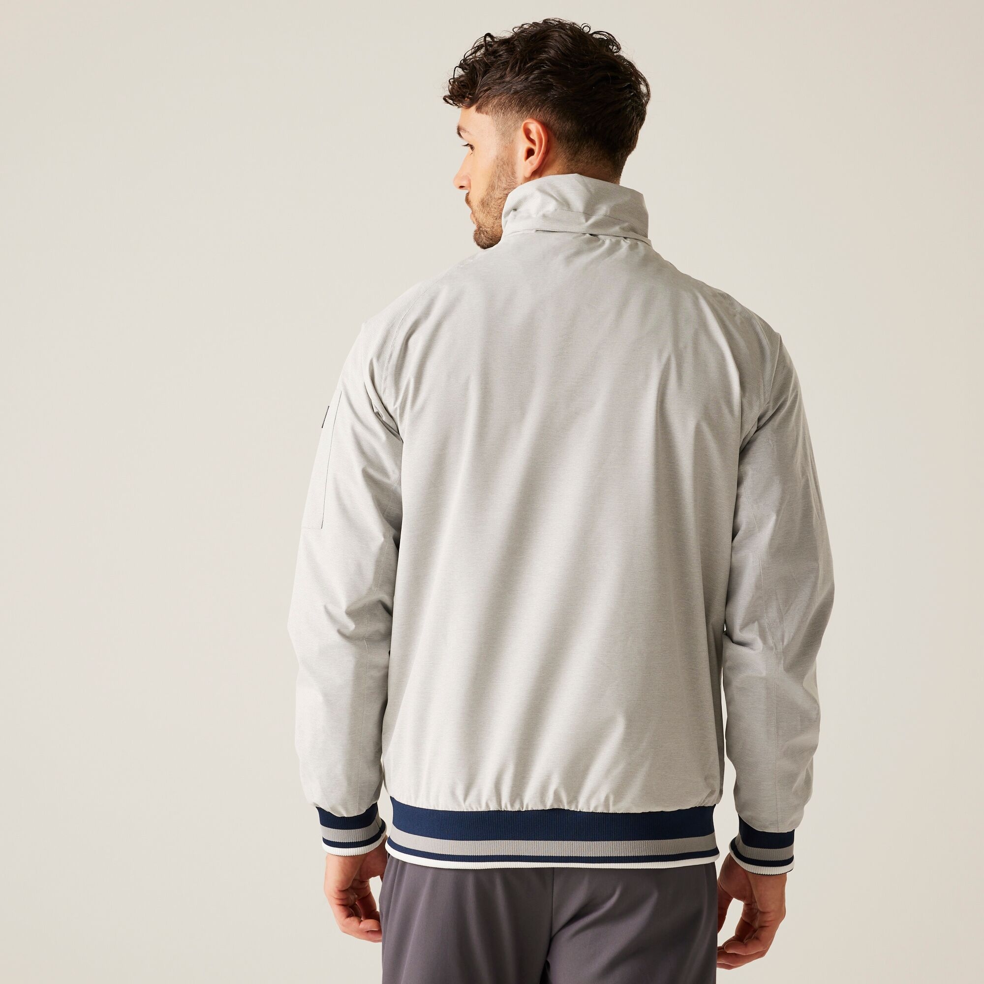 Regatta Regatta Kurtka przeciwdeszczowa męska Shorebay III Srebrny