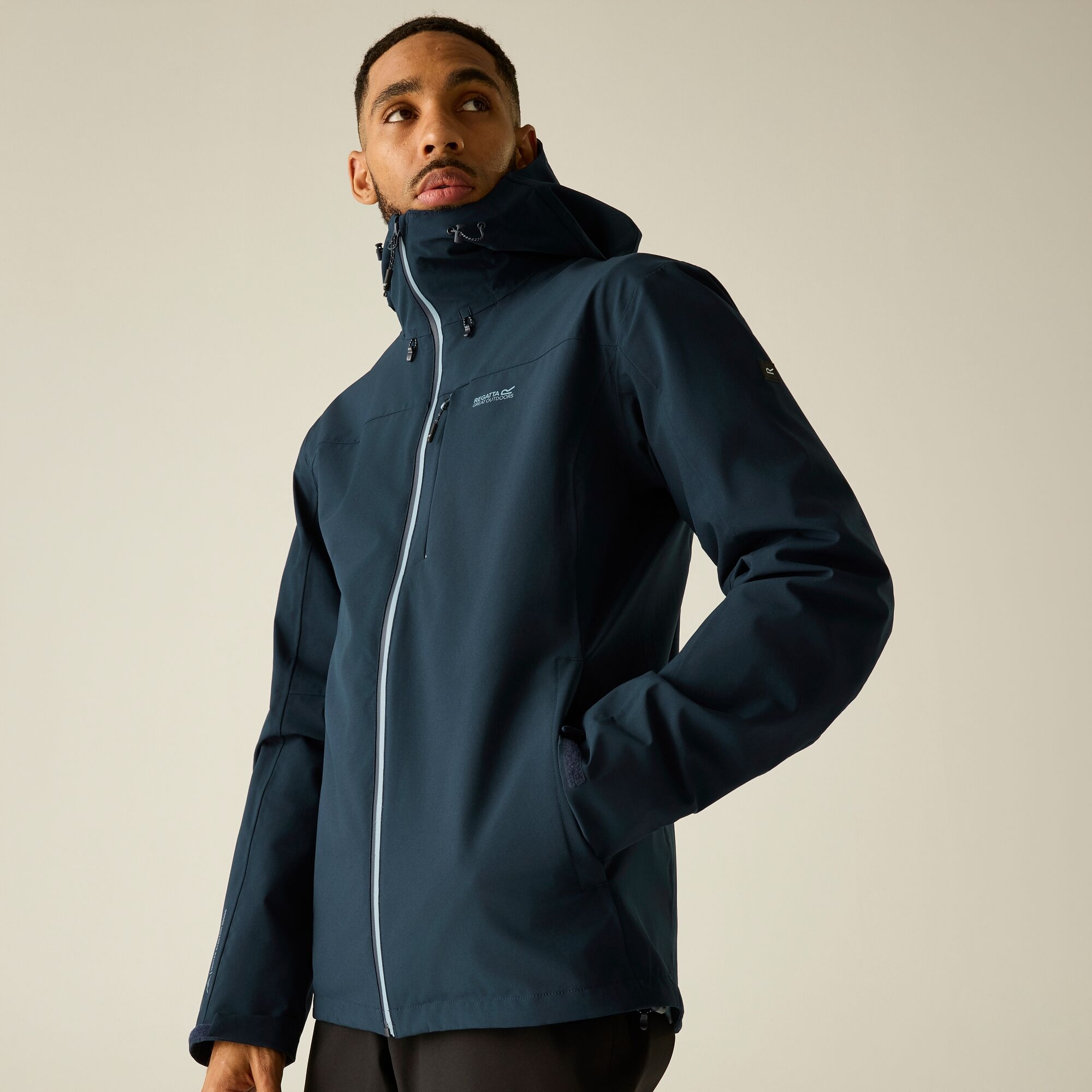 Regatta Men's Waterproof Birchdale Ii Jacket - Blue Medium