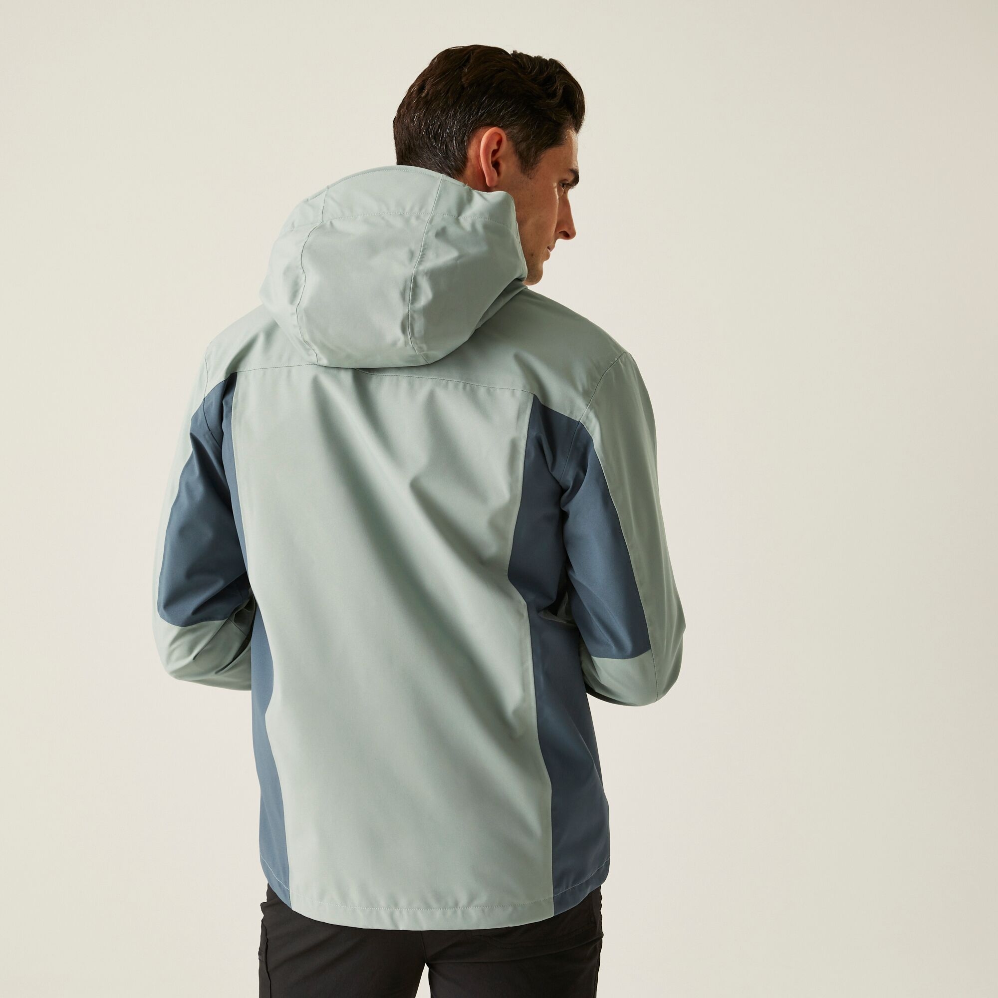 Regatta Kurtka męska przeciwdeszczowa Birchdale II Lodowy błękit