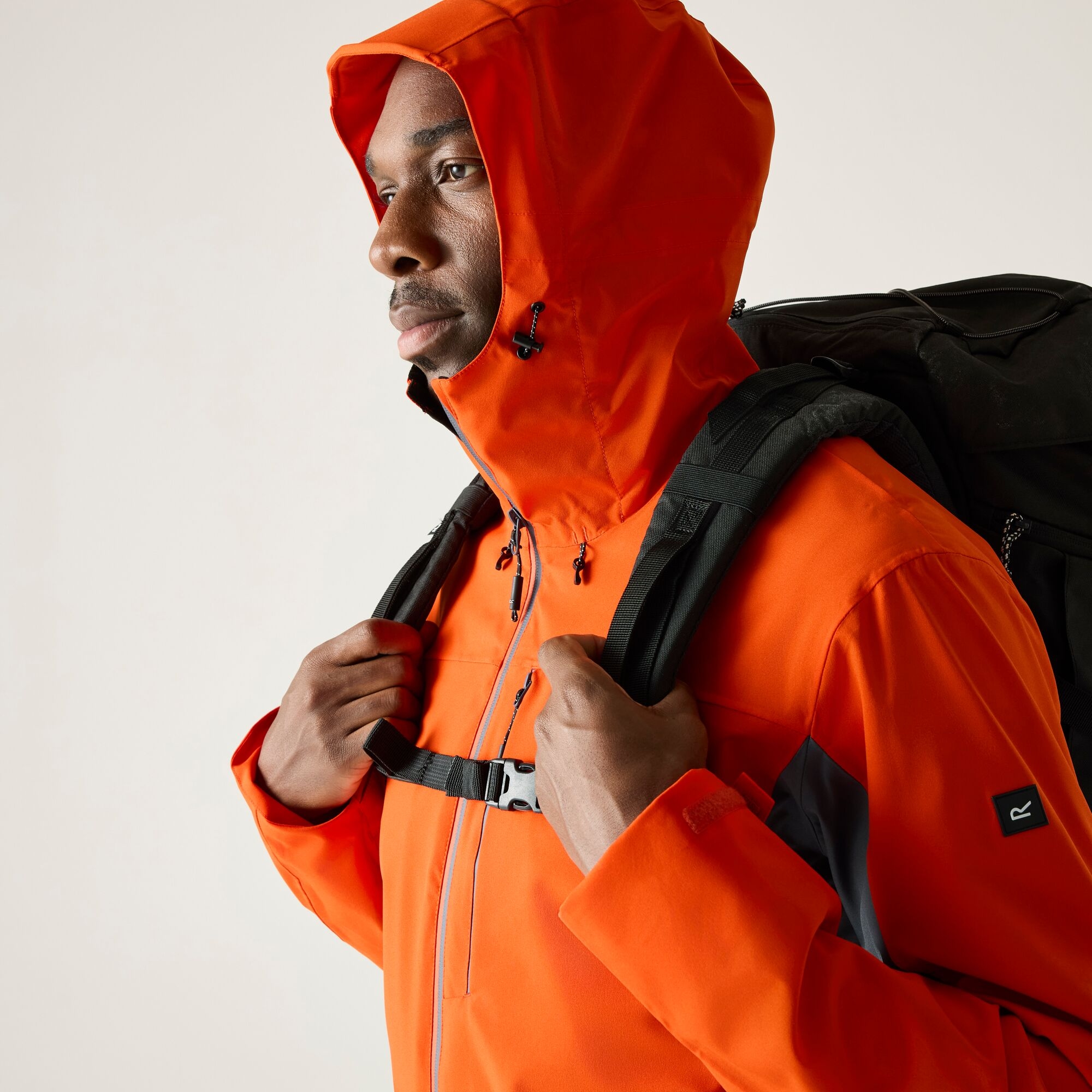 Men's Birchdale II Waterproof Jacket - Rusty Orange Dark Storm