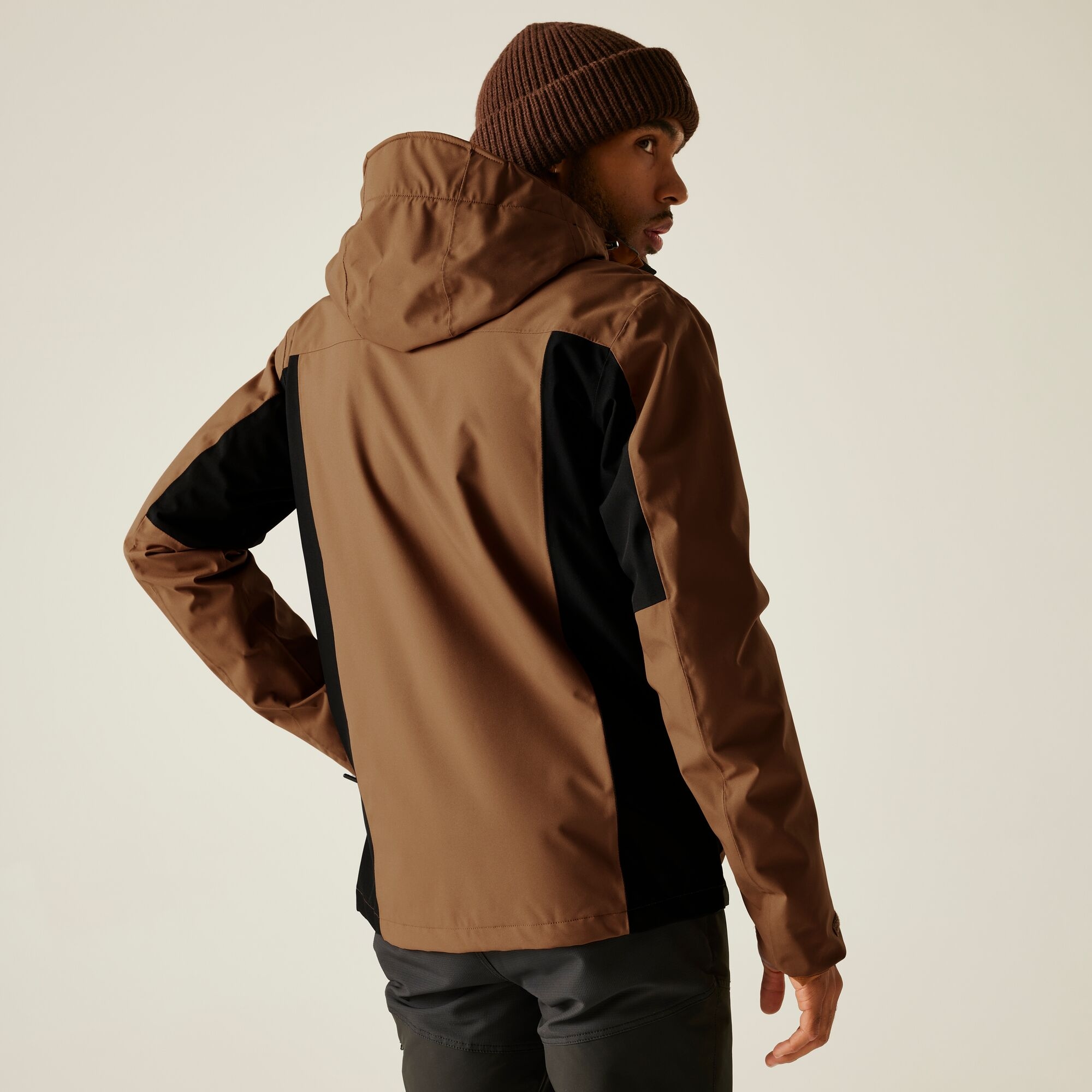 Kurtka męska przeciwdeszczowa Birchdale II Brązowy