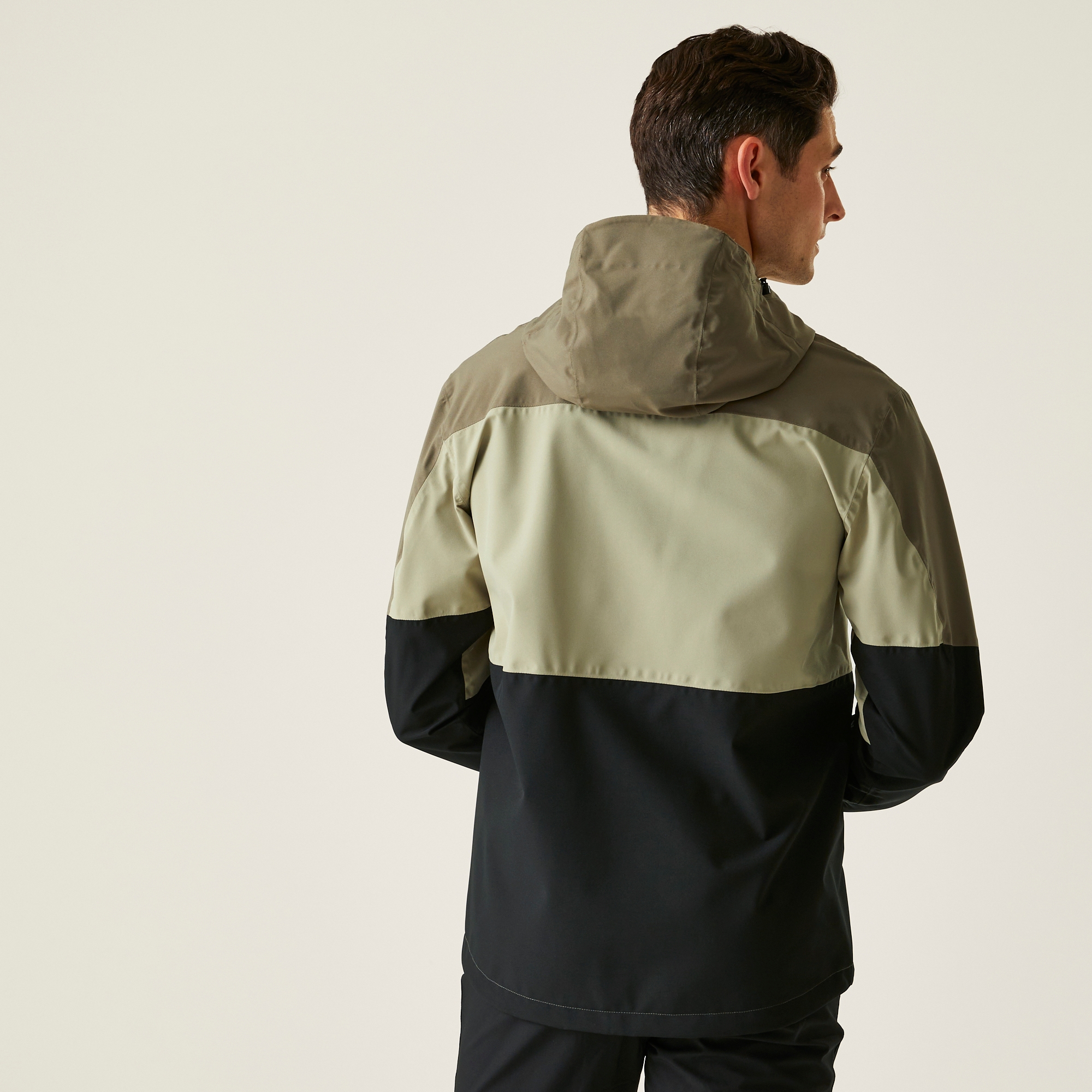 Męska kurtka przeciwdeszczowa Maland II Brązowy