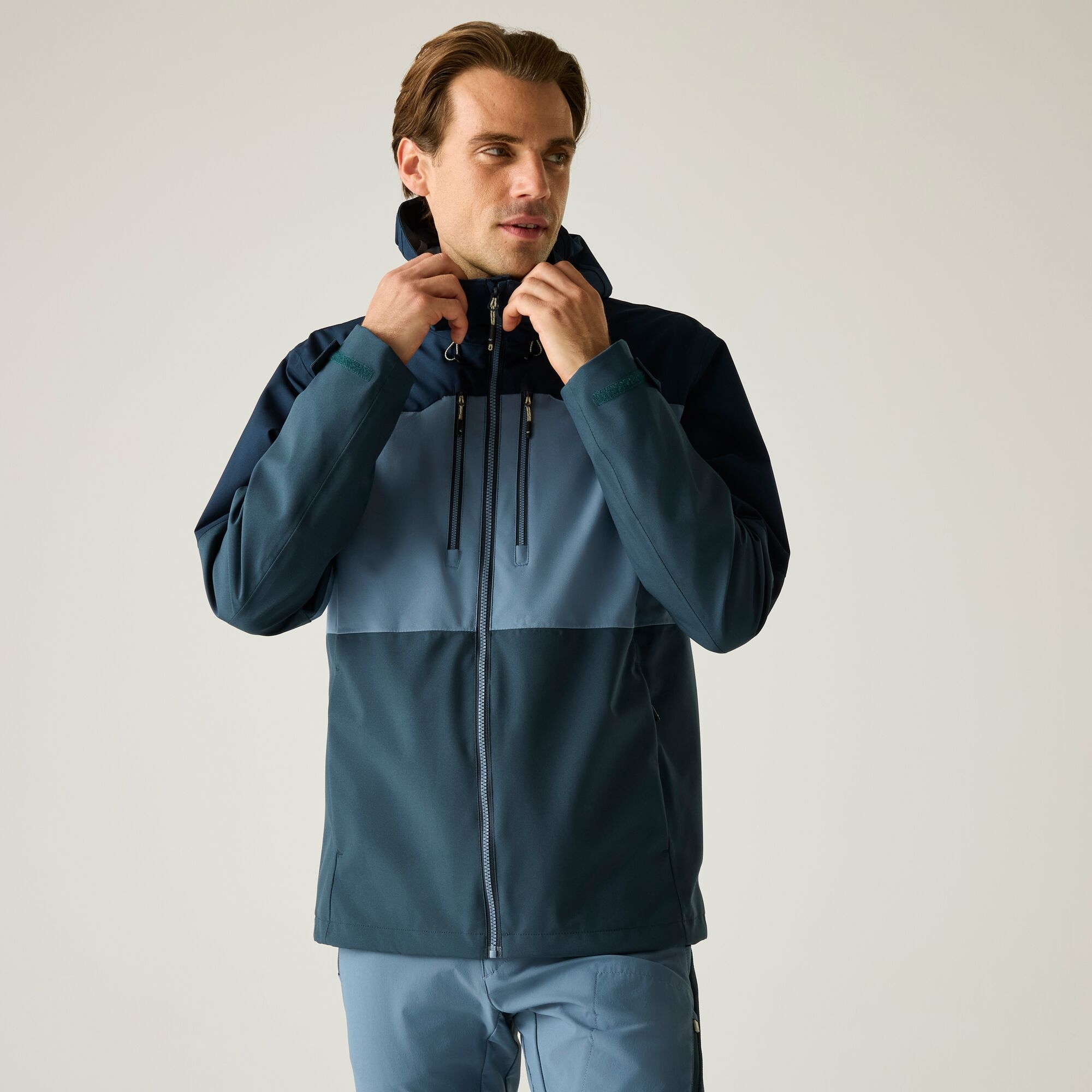 Regatta Kurtka męska przeciwdeszczowa Maland II Niebieski