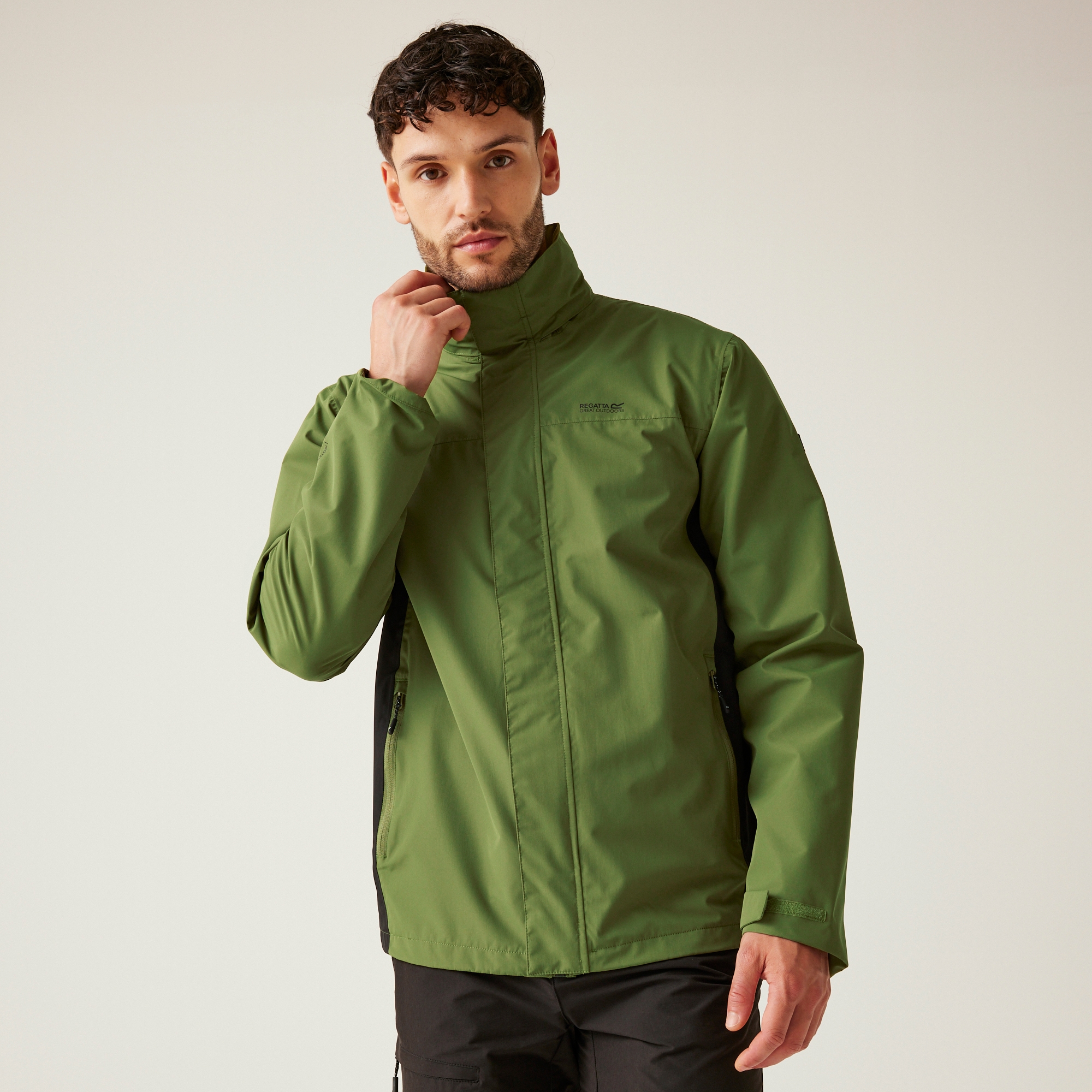 Regatta Regatta Kurtka męska przeciwdeszczowa Matt II Zielony