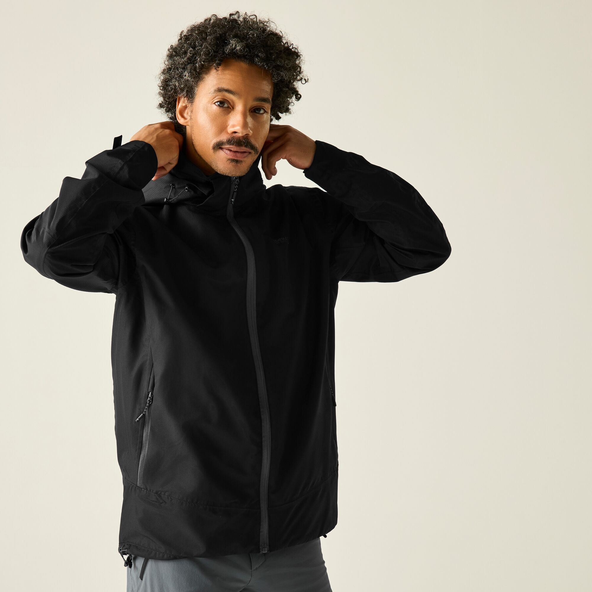 Regatta Kurtka męska przeciwdeszczowa Oakhowe Czarny