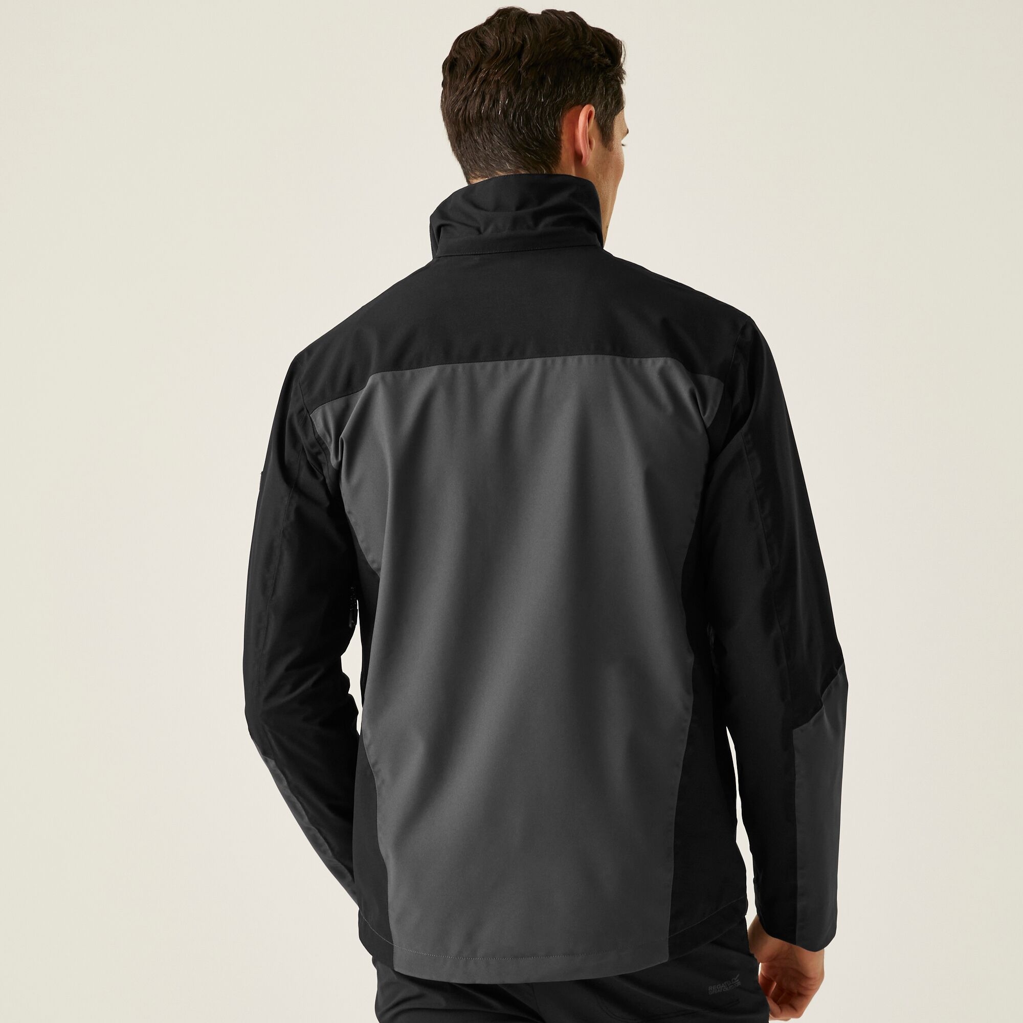 Regatta Męska kurtka przeciwdeszczowa Bosfield III Szary