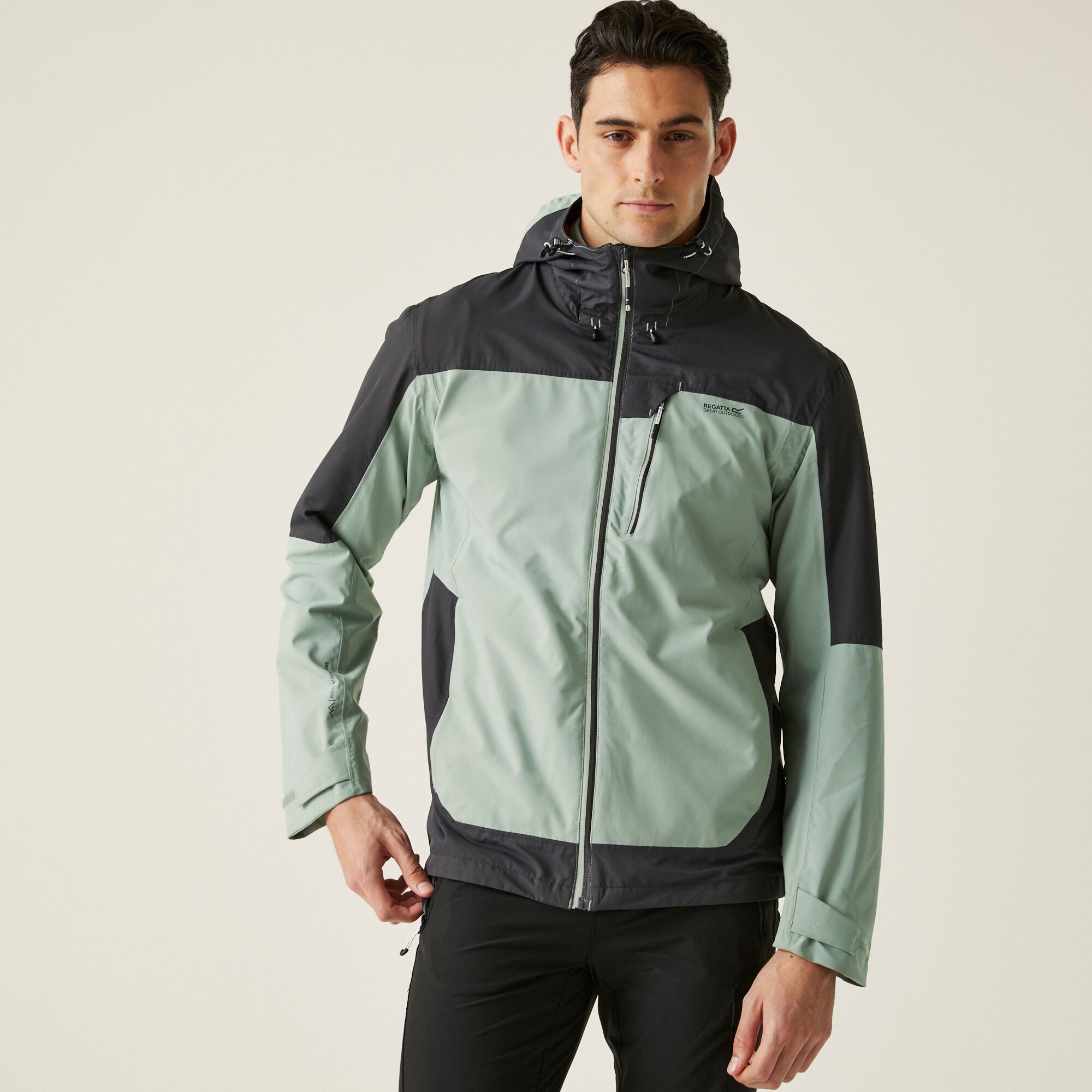 Regatta Męska Kurtka Przeciwdeszczowa Highton IV Stretch Lodowy Błękit, Rozmiar: 4Xl