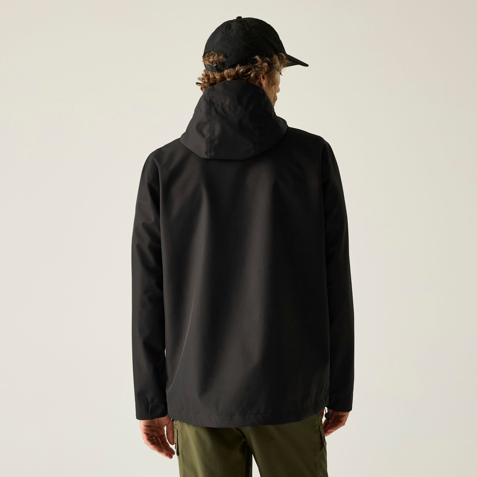 Regatta   Kurtka męska przeciwdeszczowa z membraną Frankie Czarny