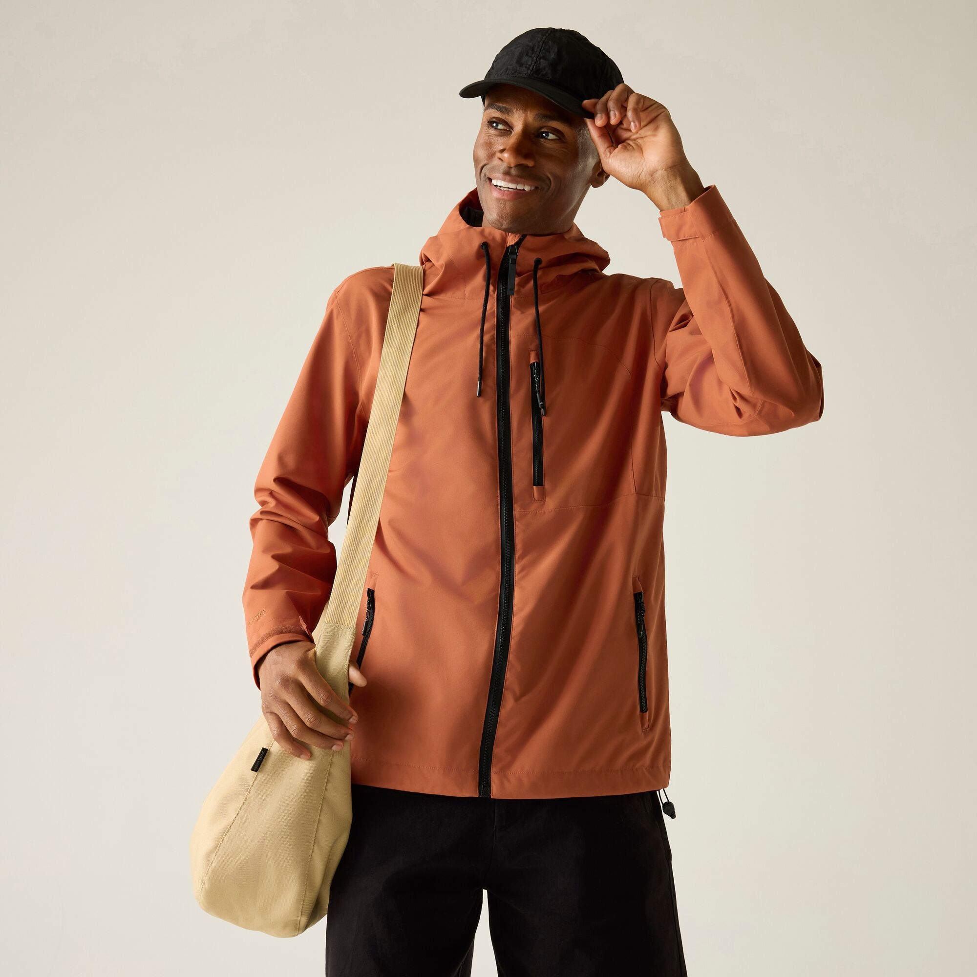 Regatta (L, Brick) Mens Frankie Waterproof Jacket - Image 5